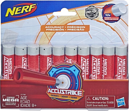 Foto: Nerf mega accustrike refill 10 mega pijlen