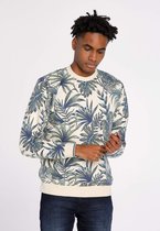 J&JOY - Sweatshirt Mannen 09 Rain Forest Leaves Crewneck