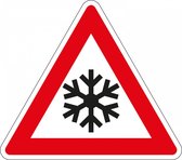 Sneeuw sticker, J36 50 mm - 10 stuks per kaart