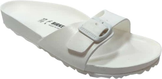 Birkenstock Madrid Dames Slippers Small fit - White - Maat 38 | bol.com
