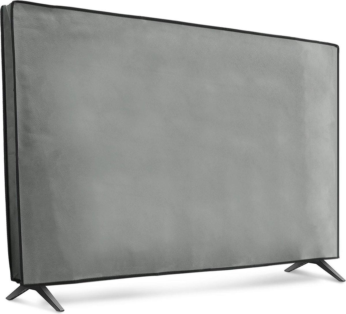kwmobile tv hoes voor 55" TV cover - Beschermhoes voor televisie - Voor binnengebruik - Tegen vuil en stof - In lichtgrijs
