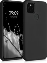 kwmobile telefoonhoesje voor Google Pixel 4a 5G - Hoesje voor smartphone - Back cover in mat zwart