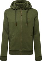 Ragwear sweatvest nate Donkergroen-M