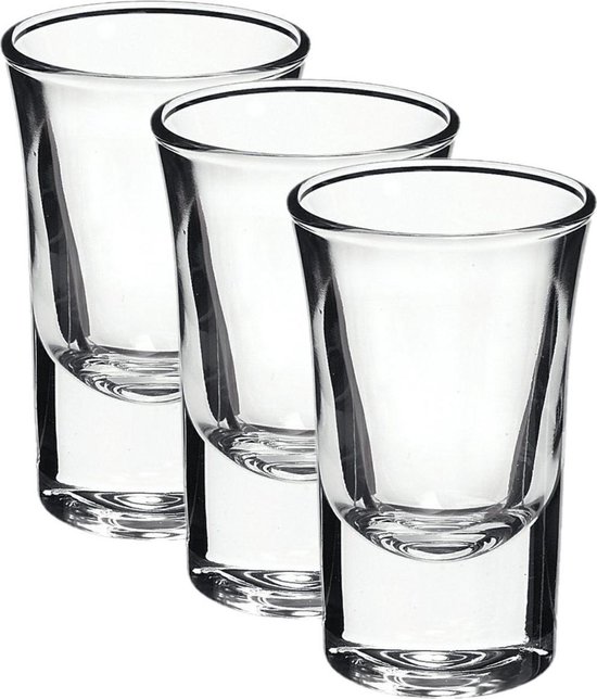 Gehuurd Netelig synoniemenlijst Set van 9x stuks shotglazen/shotglaasjes van glas 57 ml - Borrelglazen -  Shotjes | bol.com