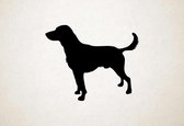 Silhouette hond - North Country Beagle - L - 75x92cm - Zwart - wanddecoratie