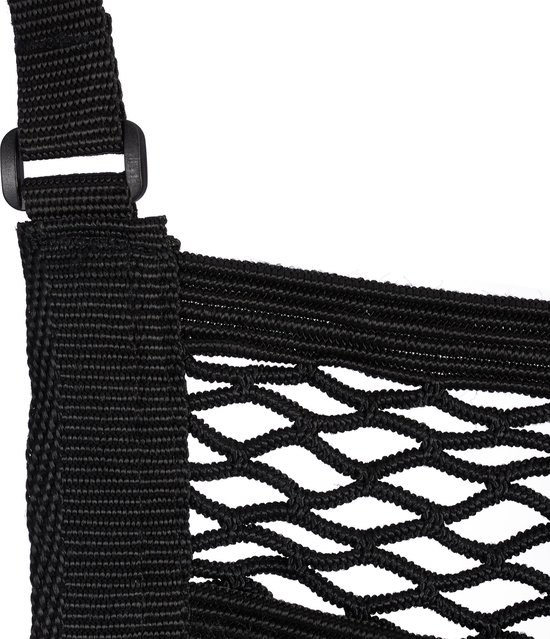 Relaxdays auto organizer net - elastisch - met 2 vakken - opbergnet - 30 x 28 cm - zwart van Relaxdays — afbeelding 4