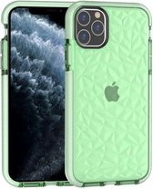 ShieldCase diamanten case geschikt voor Apple iPhone 12 Pro Max - 6.7 inch - groen + glazen Screen Protector - Beschermhoesje Blauwe met screenprotector - Beschermglas - Hoesje plus glas screen protector