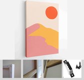 Abstract coloful landscape poster collection. Set of contemporary art print templates. Nature backgrounds for your social media - Modern Art Canvas - Vertical - 1812956872 - 40-30
