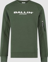 Ballin Amsterdam -  Heren Regular Fit   Sweater  - Groen - Maat XL