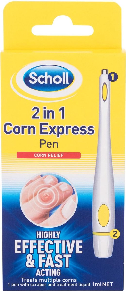 Scholl - Corn Express Pen 2in1 - 1ml | bol.com