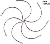 Weave Needle/Weft Naalden 12 Stuks (9cm) | C-Naalden Hair Weave