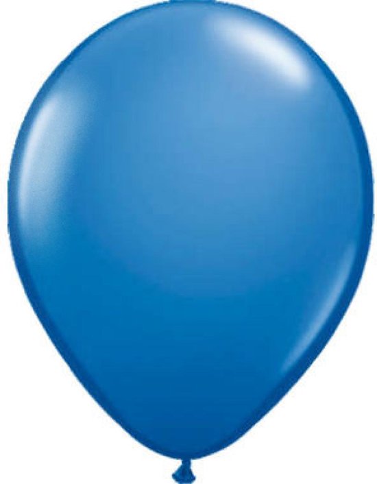 Folat Set van 10 ballonnen - donker blauw (30 cm)