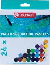 Krijt - Talens Art Creation oliepastel 24 kleuren - wateroplosbaar