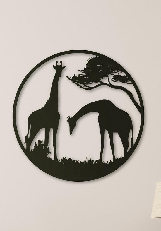 Wanddecoratie dieren | Giraffe | bol.com