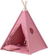 Tipi Tent / Speeltent Kinderkamer Blush Pink Wigiwama - Speeltent voor Kinderen - Kindertent - Indianentent - Wigwam 100x100x120cm