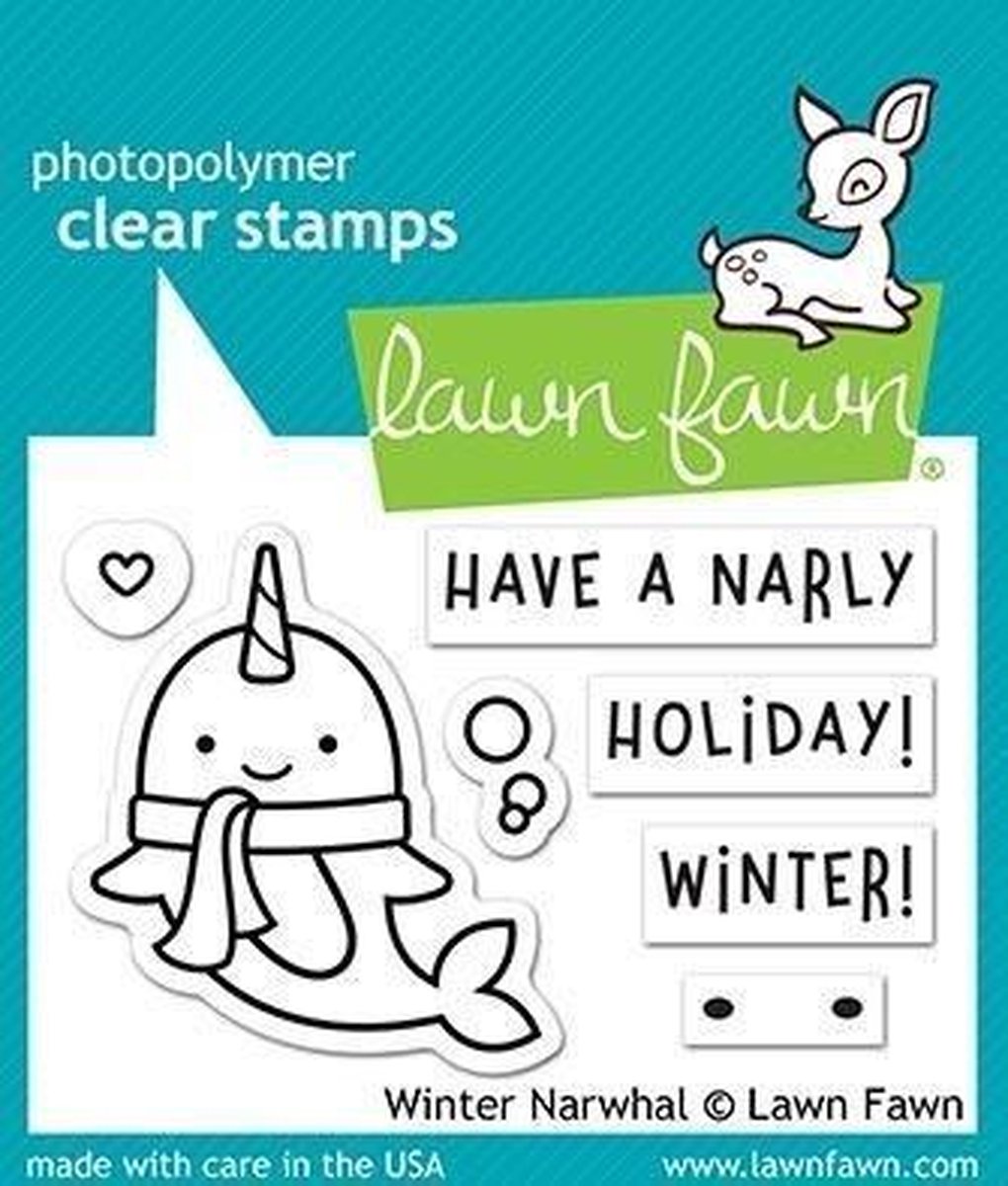 Winter Narwhal Clear Stamps (LF2038)