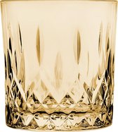 Clayre & Eef Waterglas 280 ml Bruin Glas Drinkbeker Drinkglas