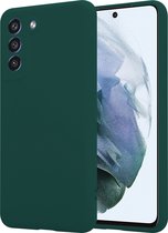Shieldcase Samsung Galaxy S21 FE hoesje siliconen - donkergroen