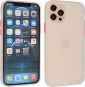 iPhone 12 & iPhone 12 Pro Hoesje Hard Case Backcover Telefoonhoesje Wit