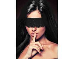 Ouch! Mystère Lace Mask Blinddoek - Zwart