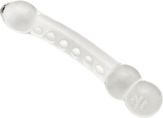 Fifty Shades of Grey Glazen Massage Wand Dildo - 19cm
