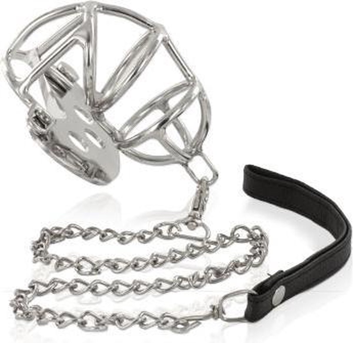 Metal Hard - Metal Chastity Ring With Strap