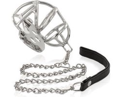 Metal Hard - Metal Chastity Ring With Strap