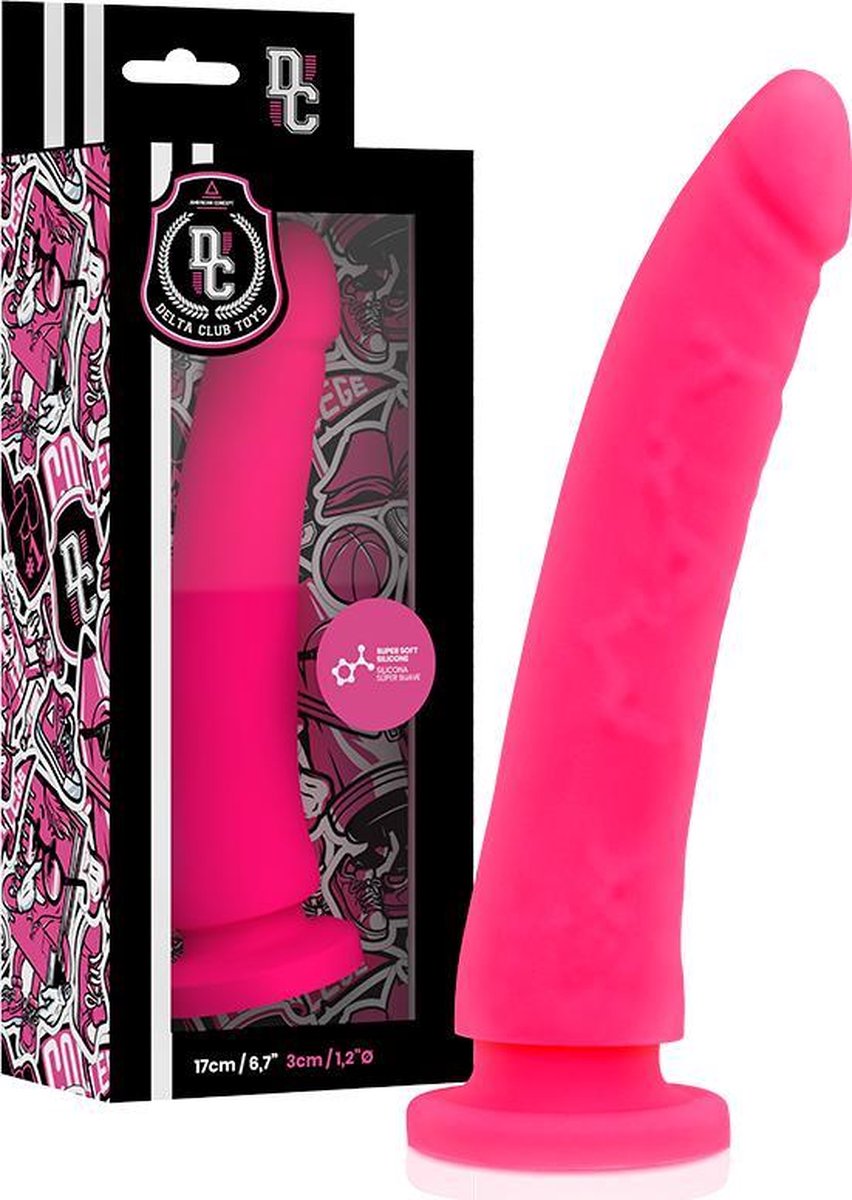 Goedkoopste DELTACLUB | Delta Club Toys Dong Pink Silicone 17 X 3cm