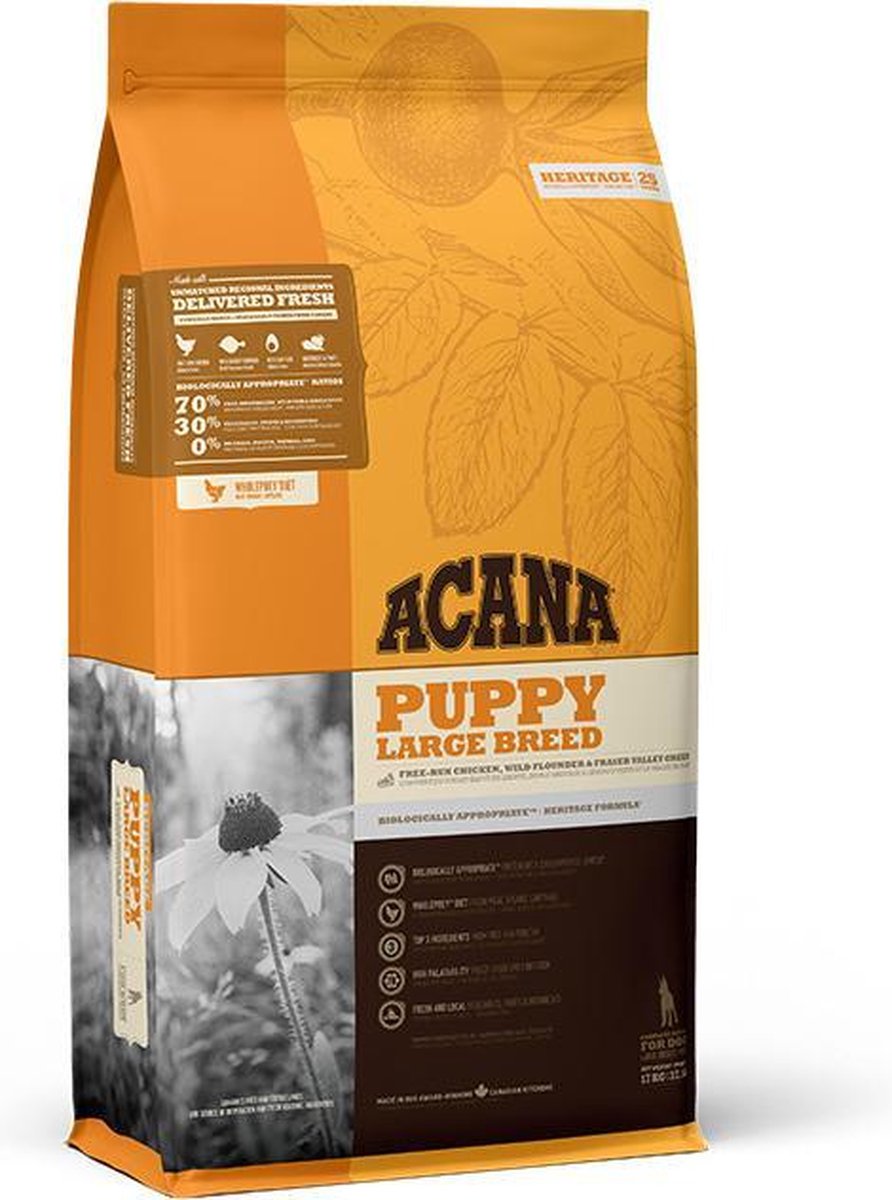Acana HERITAGE Puppy Large Breed 17 kg. | 17 kilogram