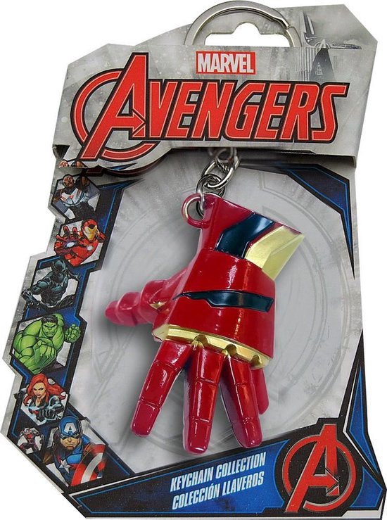 Toezicht houden Uiterlijk Bulk Marvel Avengers Sleutelhanger Metaal Hand Iron Man | bol.com