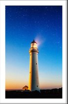 Walljar - Vuurtoren - Muurdecoratie - Plexiglas schilderij