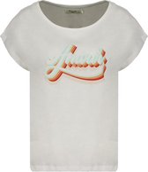DEELUXE T-shirt met opschrift  AMOUR Off White