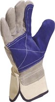 Delta Plus GSEC Handschoen Rundsplitleder Grijs - maat 10