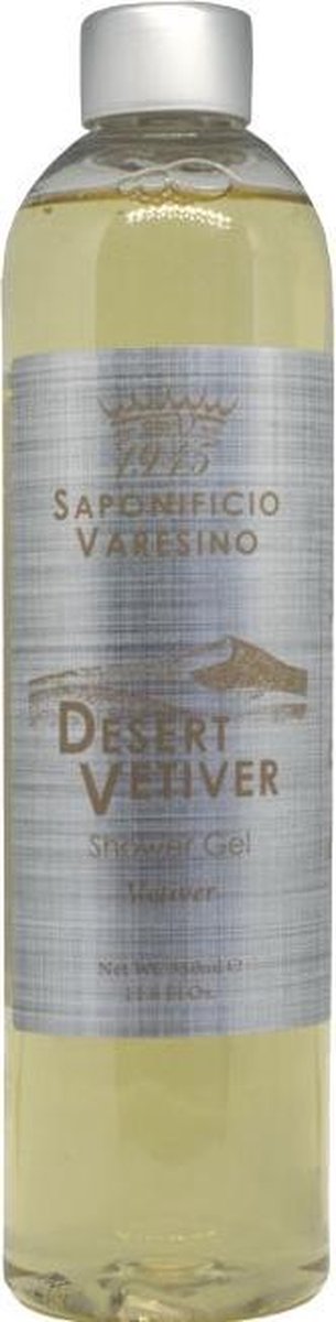 Saponificio Varesino - Shower Gel / Douchegel - Desert Vetiver - Aromatisch / Houtachtig - Vegan - 350 ml