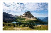 Walljar - Hidden Lake - Muurdecoratie - Poster met lijst