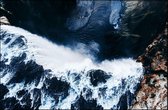 Walljar - Jumping Waterfalls - Muurdecoratie - Plexiglas schilderij
