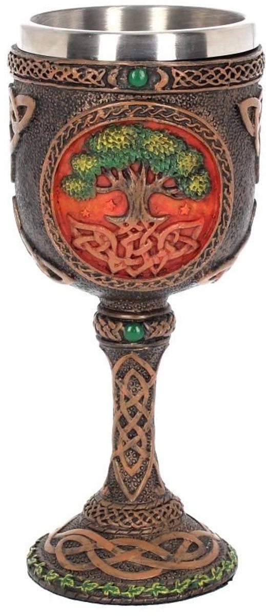 Nemesis Now - Kelk Tree Of Life - Keltische Levensboom - Beker/Wijnglas - 17,5cm