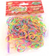 loombandjes streep junior rubber 300-delig