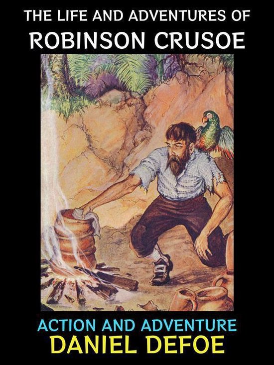 Omslag van The Life and Adventures of Robinson Crusoe