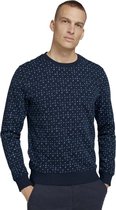 Tom Tailor Trui Sweatshirt Met Patroon 1027451xx10 27779 Mannen Maat - XL