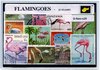Afbeelding van het spelletje Flamingo's – Luxe postzegel pakket (A6 formaat) : collectie van 25 verschillende postzegels van flamingo's – kan als ansichtkaart in een A6 envelop - authentiek cadeau - kado tip - geschenk - kaart - vogel - waadvogels - steltpoten - roze - 1 poot
