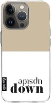 Casetastic Apple iPhone 13 Pro Hoesje - Softcover Hoesje met Design - Upside Down Print