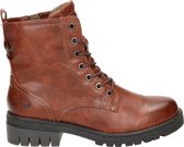 Mustang dames veterboot - Cognac - Maat 38