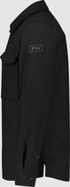 Purewhite -  Heren Regular Fit    Overhemd  - Zwart - Maat S