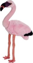 knuffelflamingo junior 38 cm pluche roze