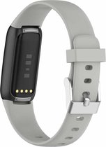 Bracelet en silicone gris pierre pour le Fitbit Luxe - Grand