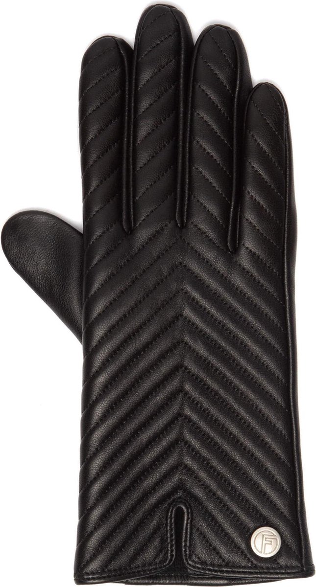 ZLUXURQ Dames zachte echt lamsvacht leer touchscreen winter