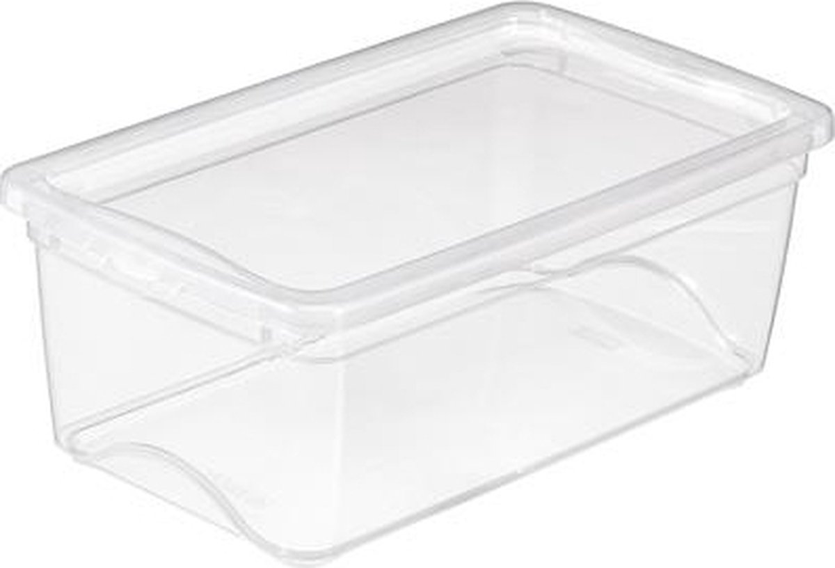 Sunware - Omega opbergbox 6L transparant - 33,7 x 19,4 x 12,6 cm