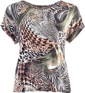 NED T-shirt Nox Ss 21w1 X018 03 Army 211 Dames Maat - L