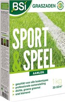 Bsi Grass Seed Sport & Play 1 Kg Légume Marron